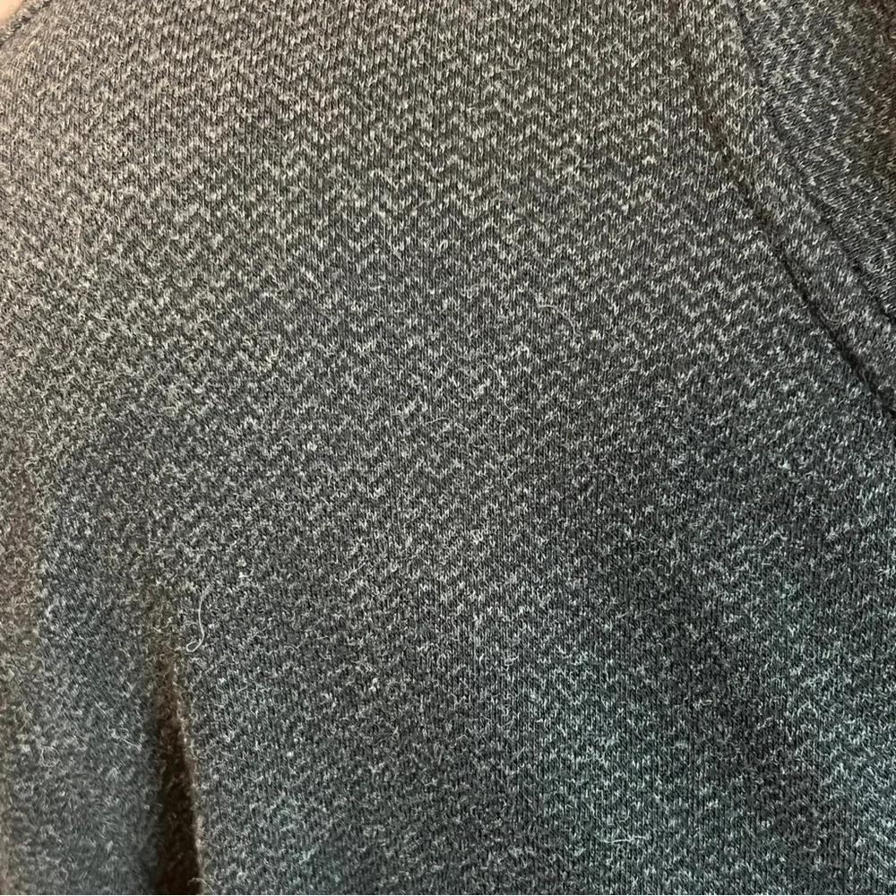 Perry Ellis Men’s Full Zip Rib Knit Ottoman Collard Sweater Black Size L